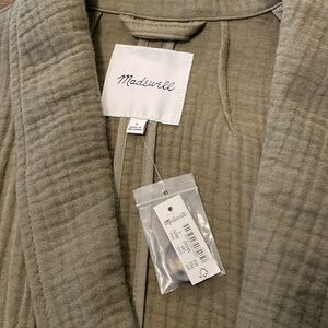 NWT - Madewell - Lightspun Dorset Blazer - Size Small - Distant Surplus Green